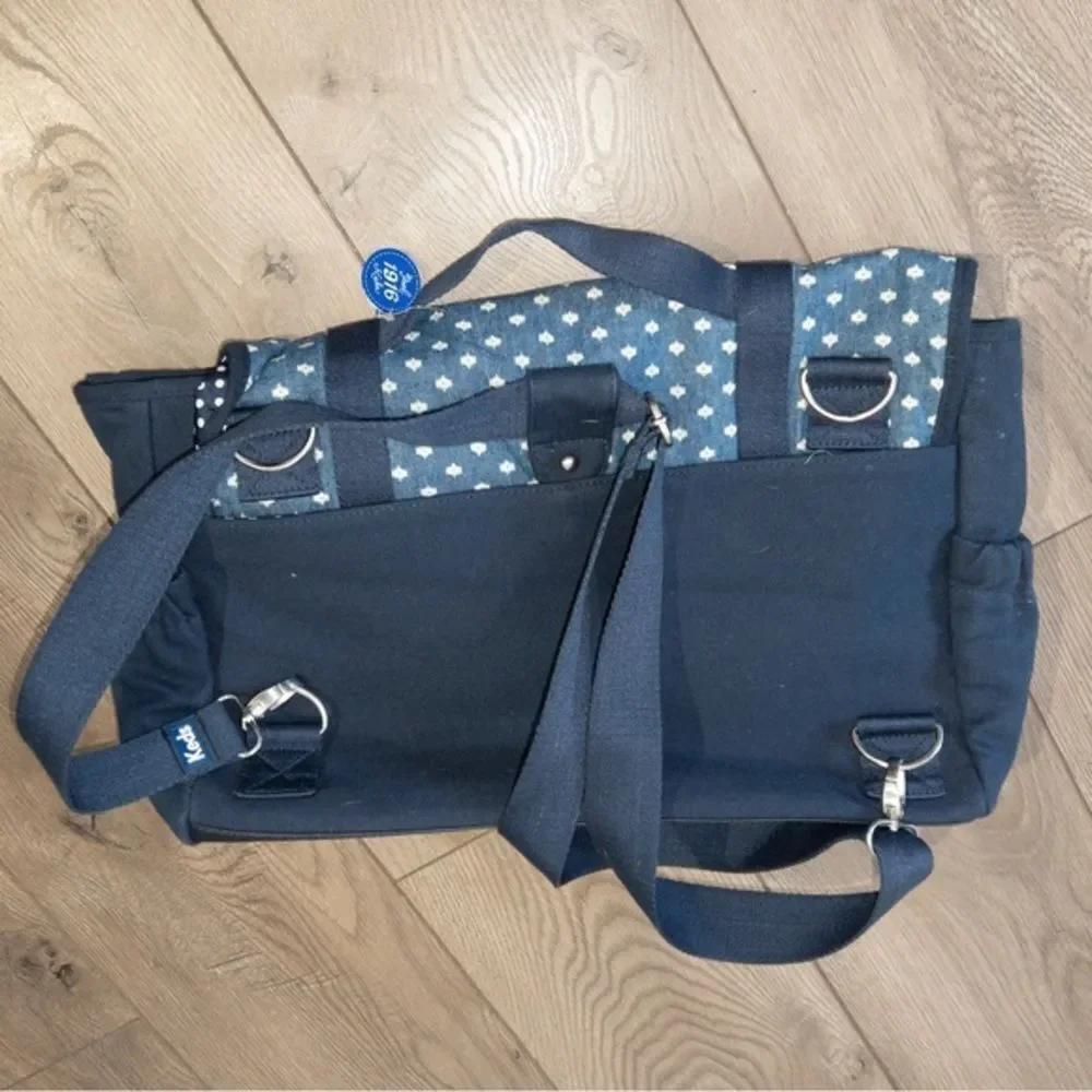 NWT Keds Blue Denim Polka Dot Laptop Bag‎